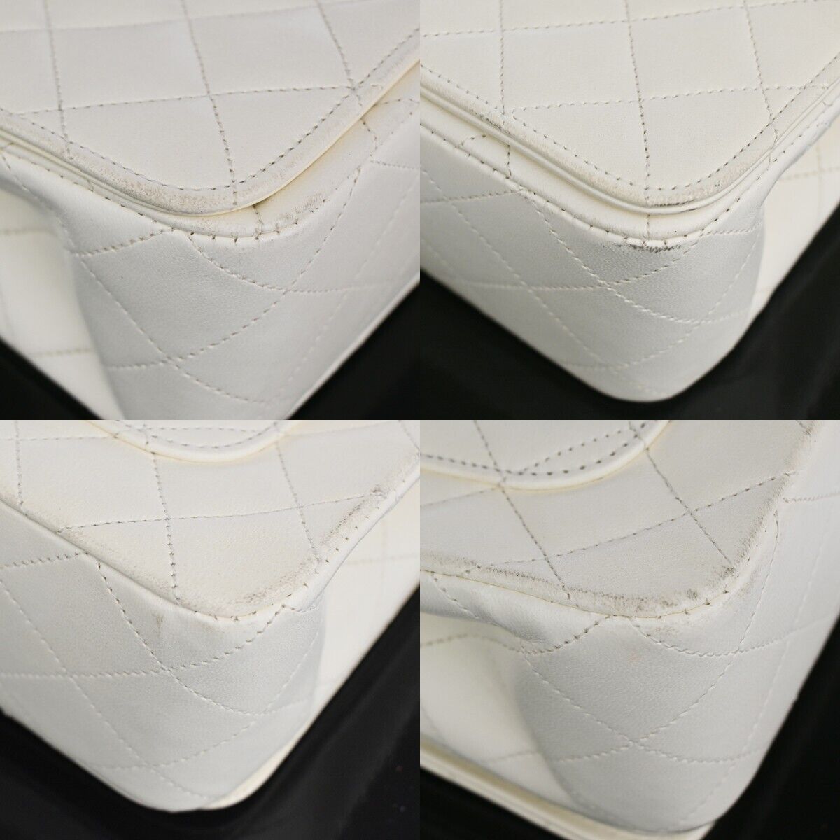 CHANEL CC Matelasse Full Flap Chain Shoulder Bag Leather WE GHW Vintage 617RJ464