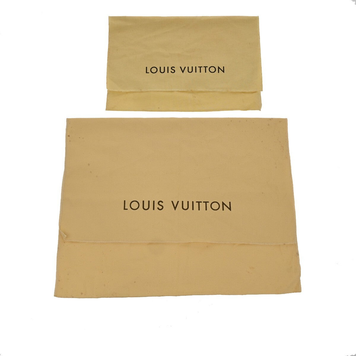 LOUIS VUITTON Logo 10 Set Dust Bag Drawstring Canvas Cotton Beige Brown 09FB552