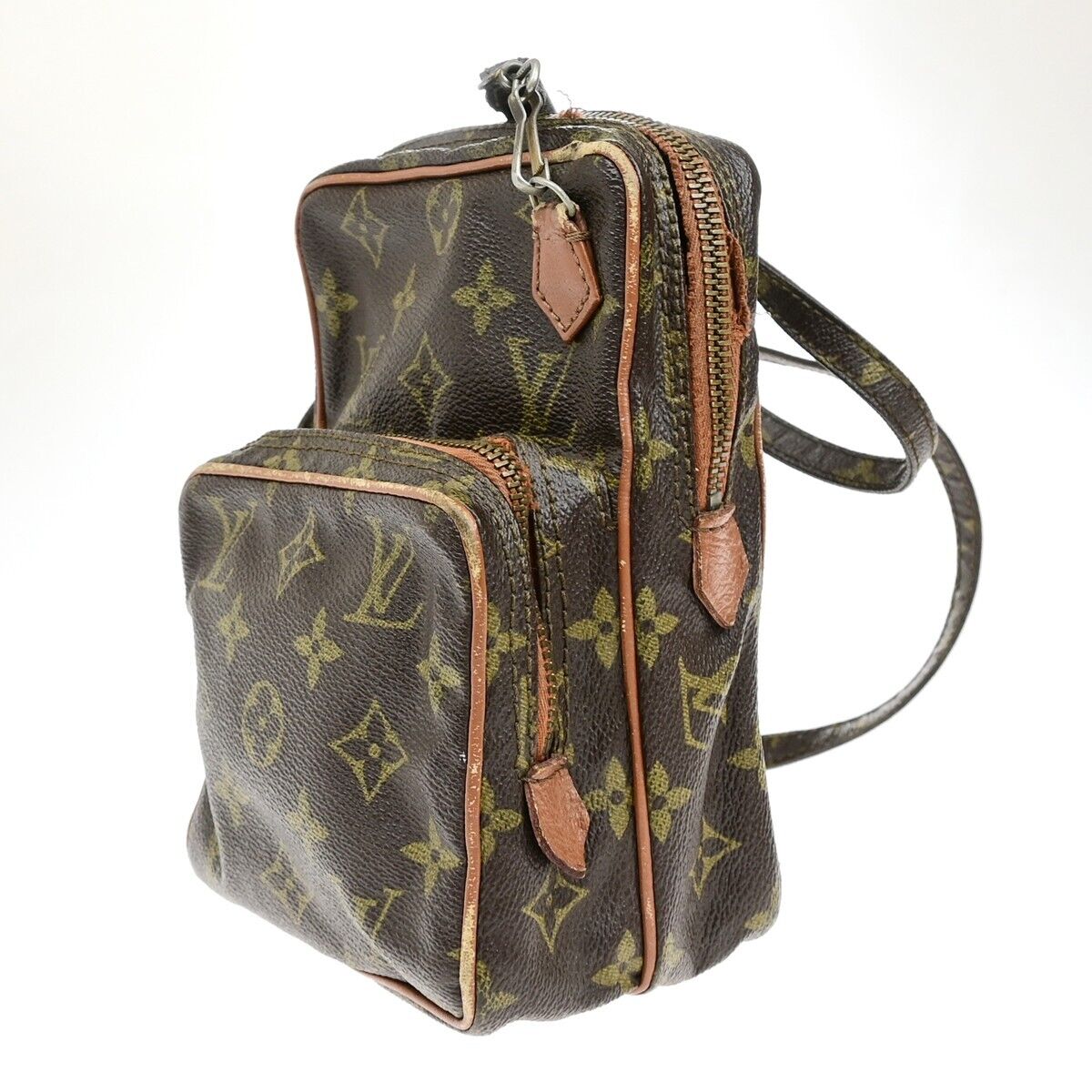 LOUIS VUITTON Mini Amazon Shoulder Bag Monogram Leather Brown M45238 02GA179
