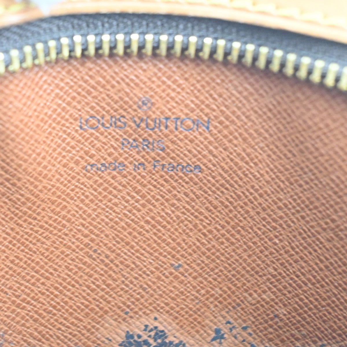 LOUIS VUITTON Logo Drouot Shoulder Bag Monogram Leather Brown M51290 77MA510