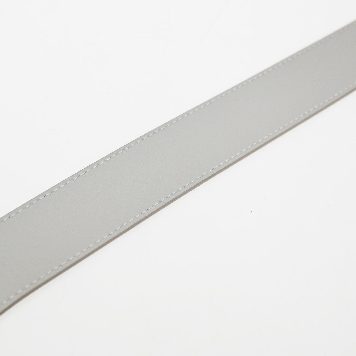 LOUIS VUITTON LV Logo Belt 90/36 Damier Infini leather White M6873 31CA603