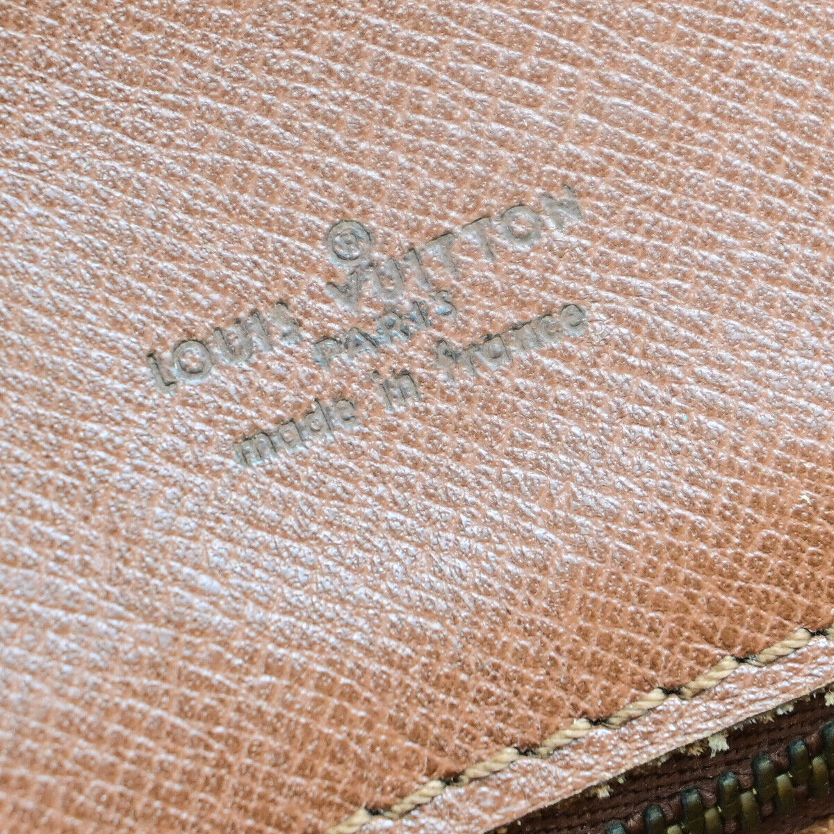 LOUIS VUITTON Chantilly PM Shoulder Bag Monogram Leather Brown M51234 31YG541