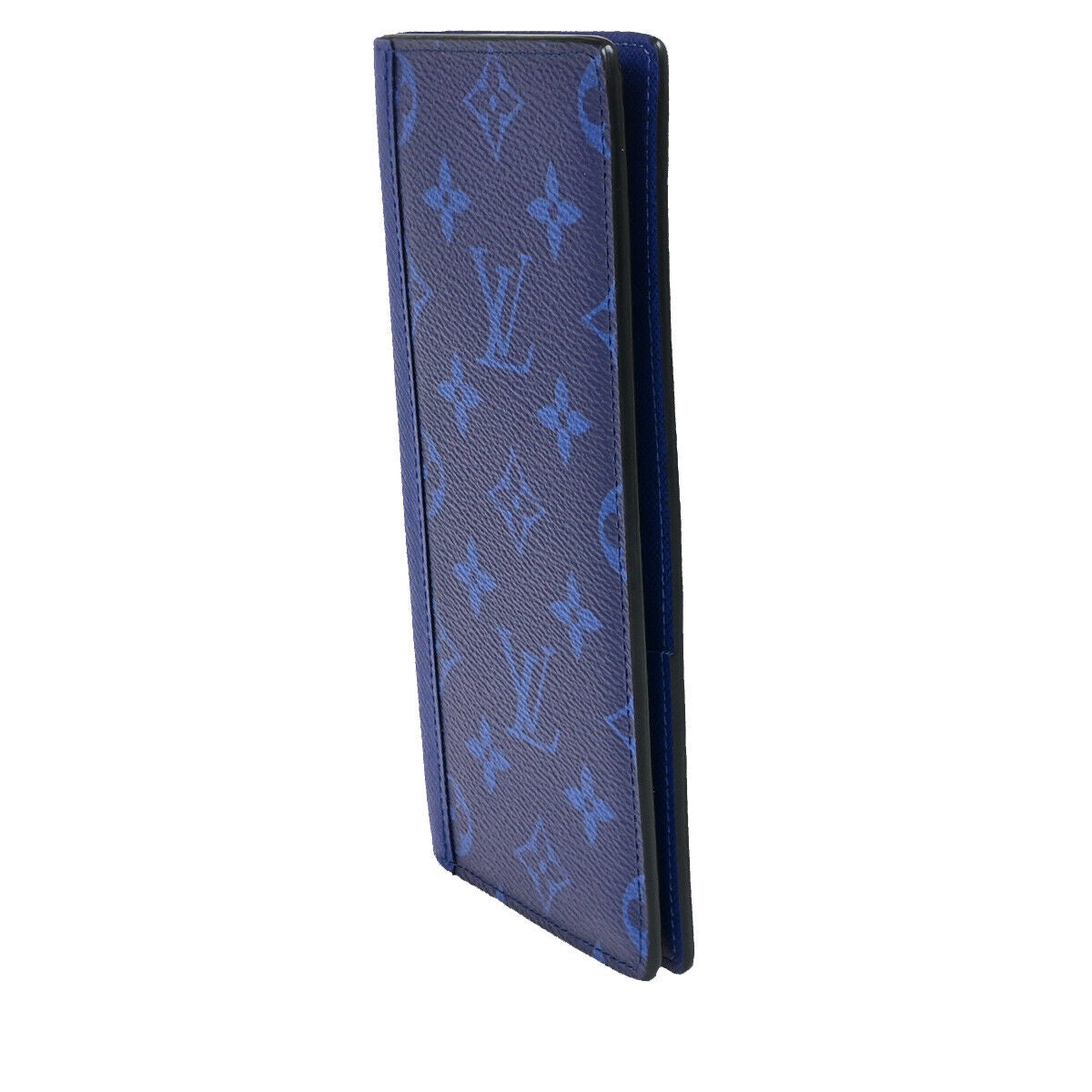 LOUIS VUITTON Portefeuille Brazza Bifold Wallet Taigarama Blue M30297 79YF746
