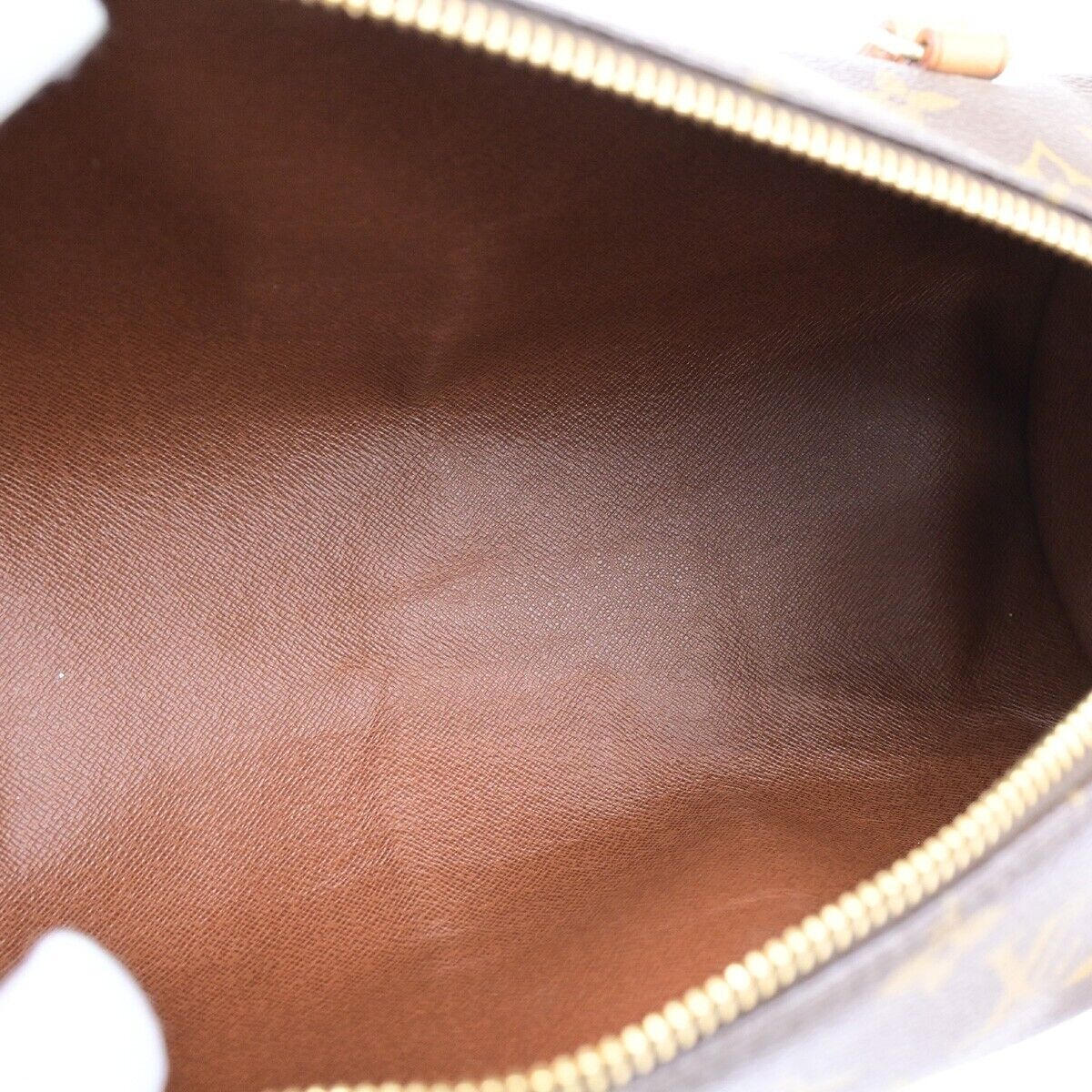 LOUIS VUITTON Logo PAPILLON 30 Hand Bag Monogram Leather Brown M51365 79ED446