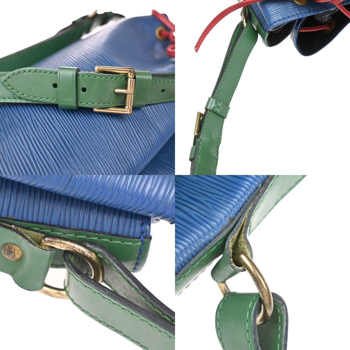 LOUIS VUITTON Noe Drawstring Shoulder Bag Epi Leather Tricolor M44082 85CA868