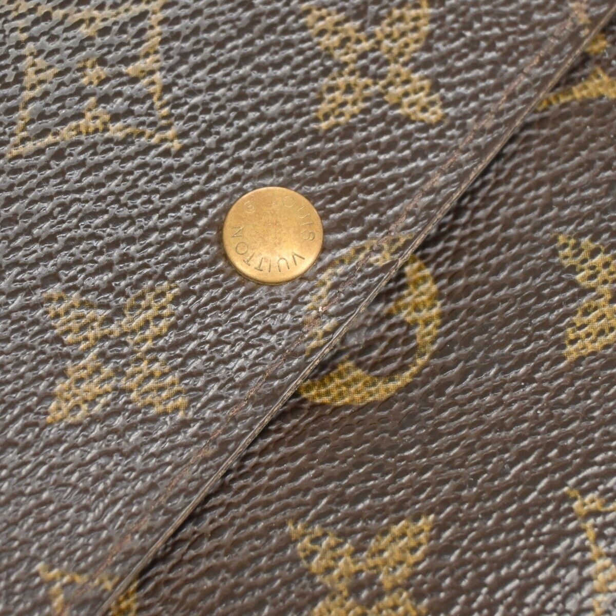LOUIS VUITTON Porte Monnaie Credit Bifold Wallet Monogram Leather M61725 01YB847