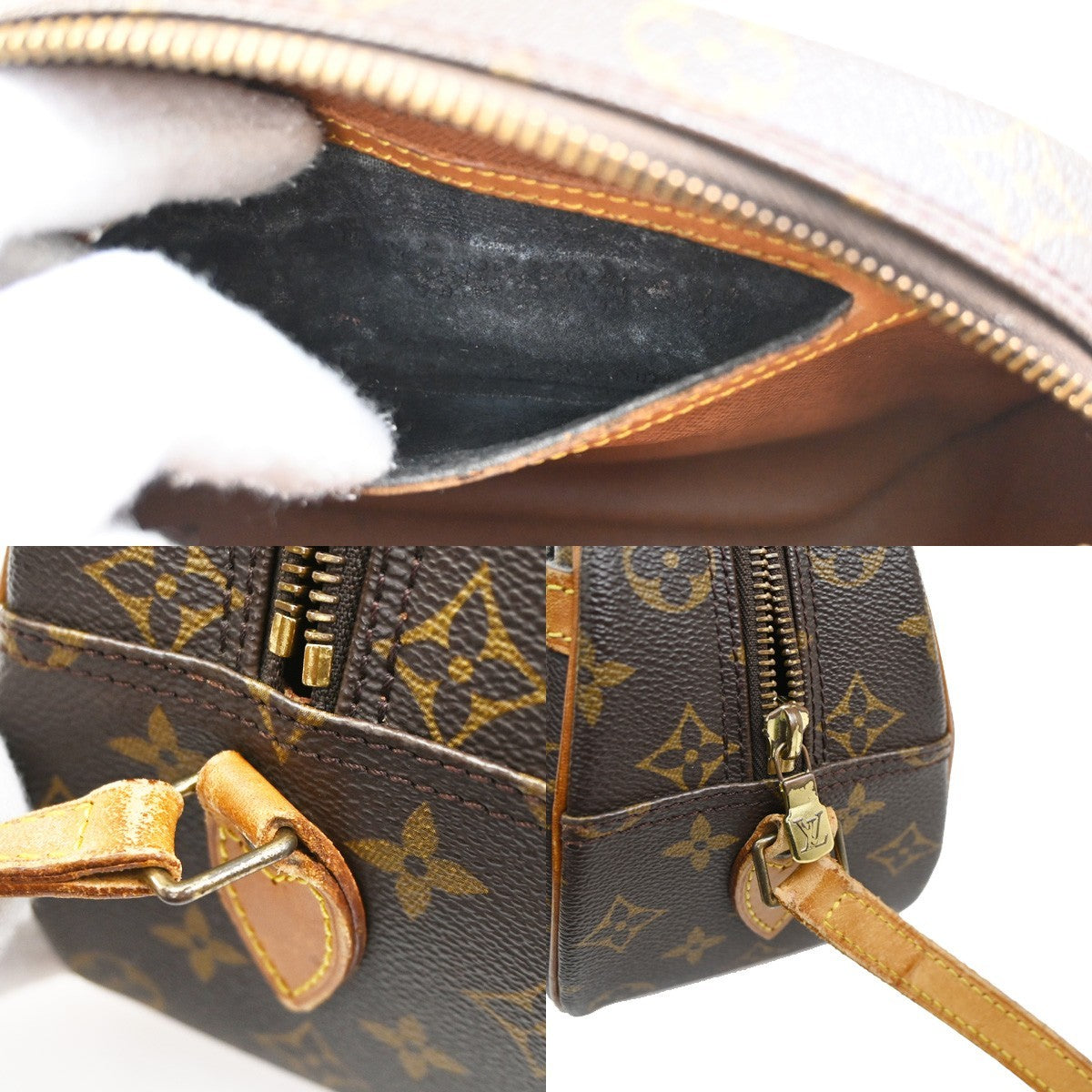 LOUIS VUITTON Blois Crossbody Shoulder Bag Monogram Leather Brown M51221 85CA730