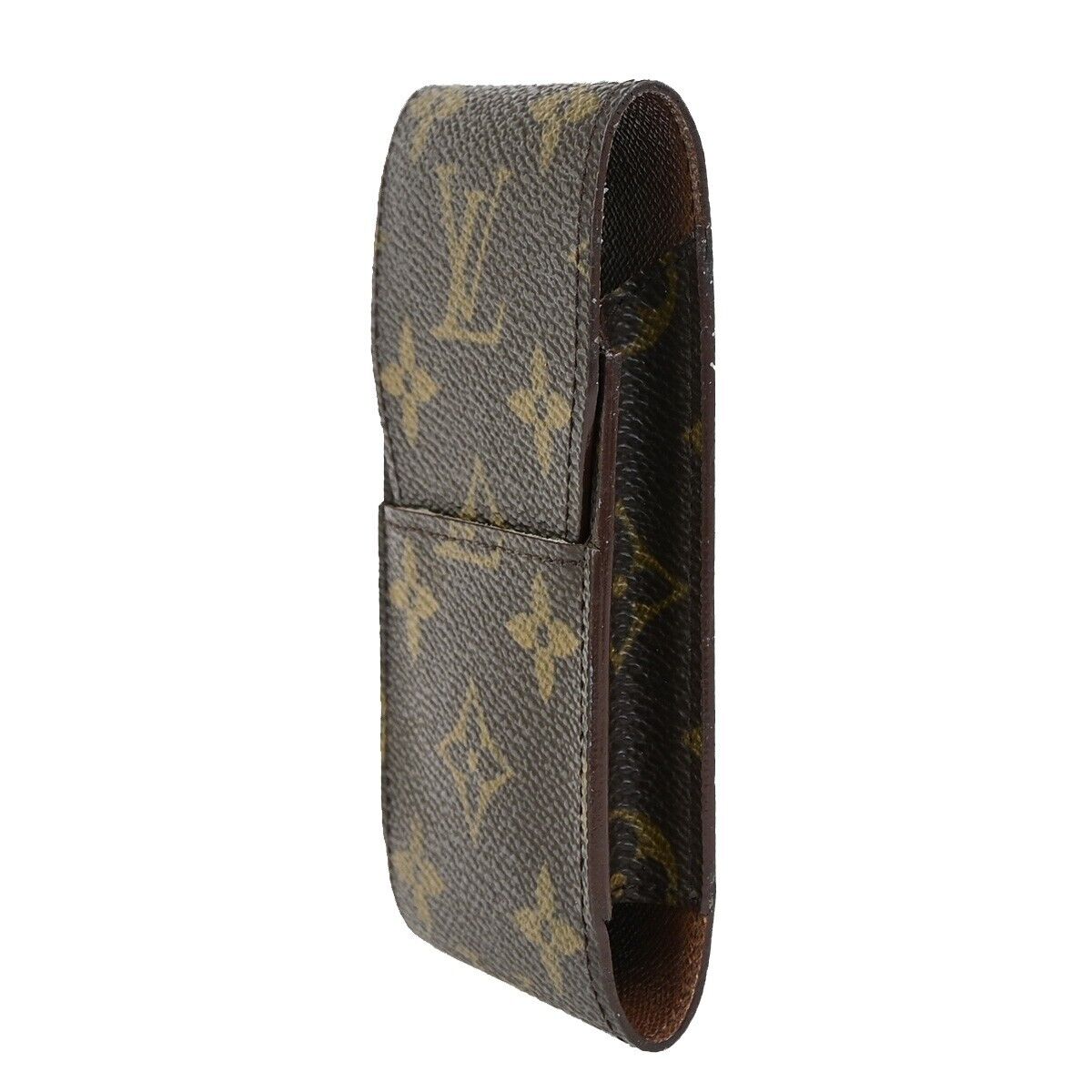 LOUIS VUITTON Etui Cigarette Case Monogram Leather Brown M63024 02KA402