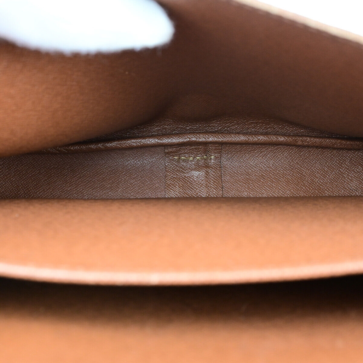 LOUIS VUITTON Cartouchiere GM Shoulder Bag Monogram Leather Brown M51252 89SJ026