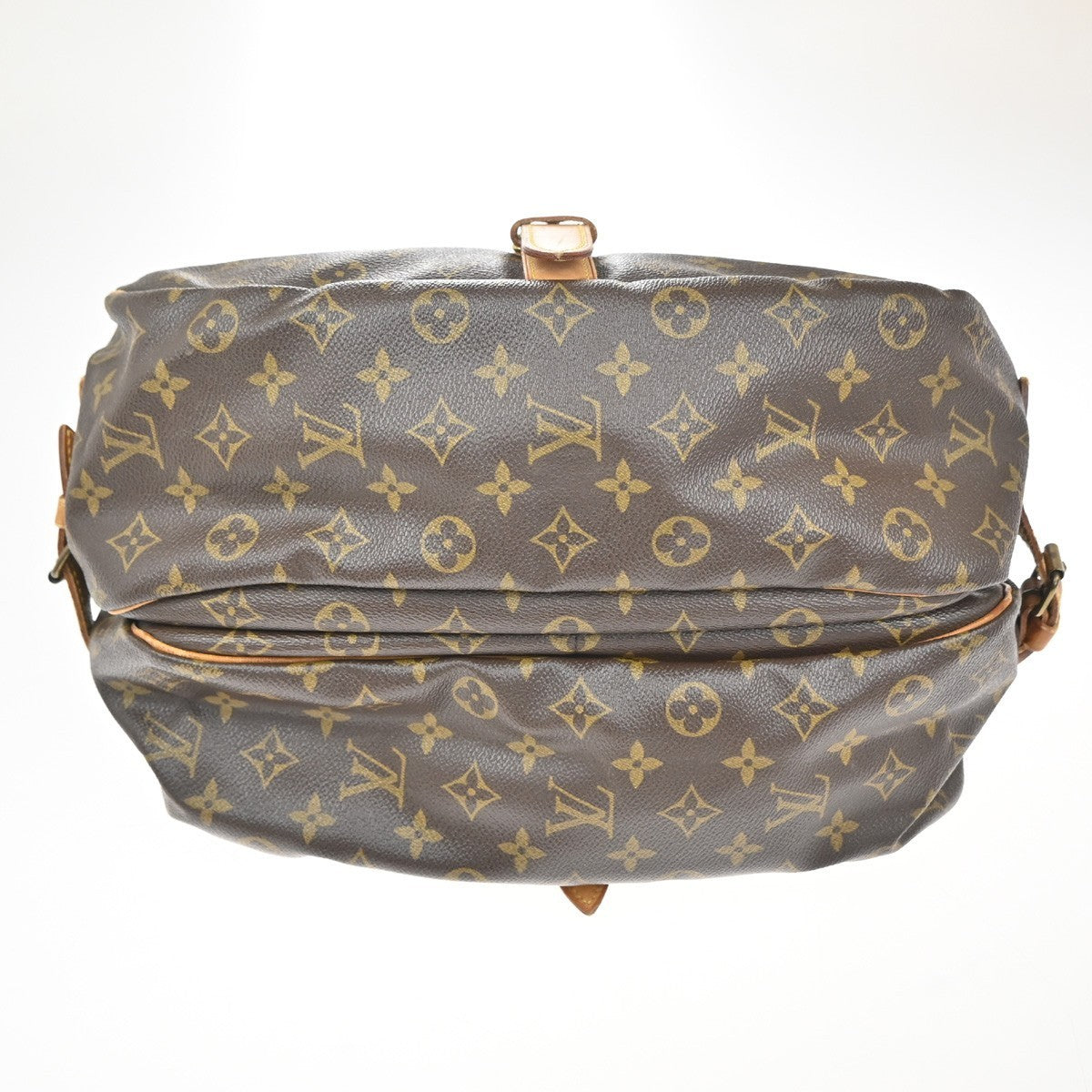 LOUIS VUITTON Saumur 35 Shoulder Bag Monogram Leather BN France M42254 85TA558