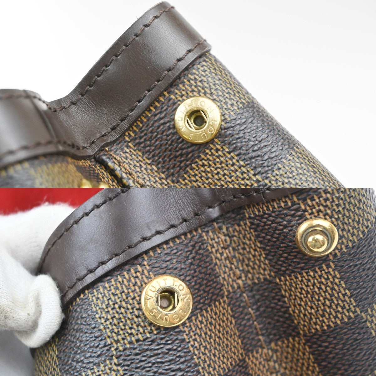 LOUIS VUITTON Hampstead PM Shoulder Bag Damier Ebene Leather BN N51205 85MA611