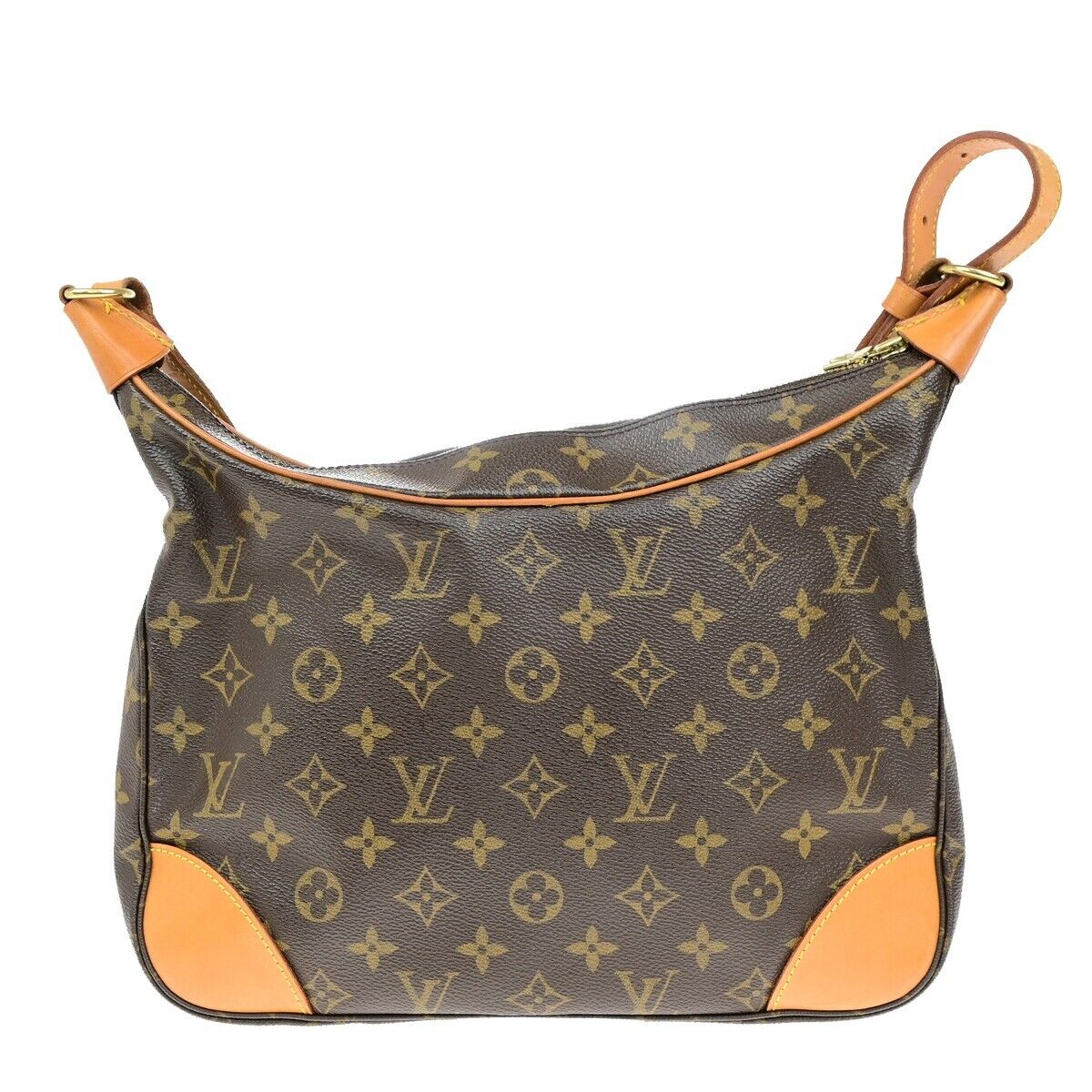 LOUIS VUITTON Boulogne 30 Shoulder Bag Monogram Leather Brown M51265 18ED944