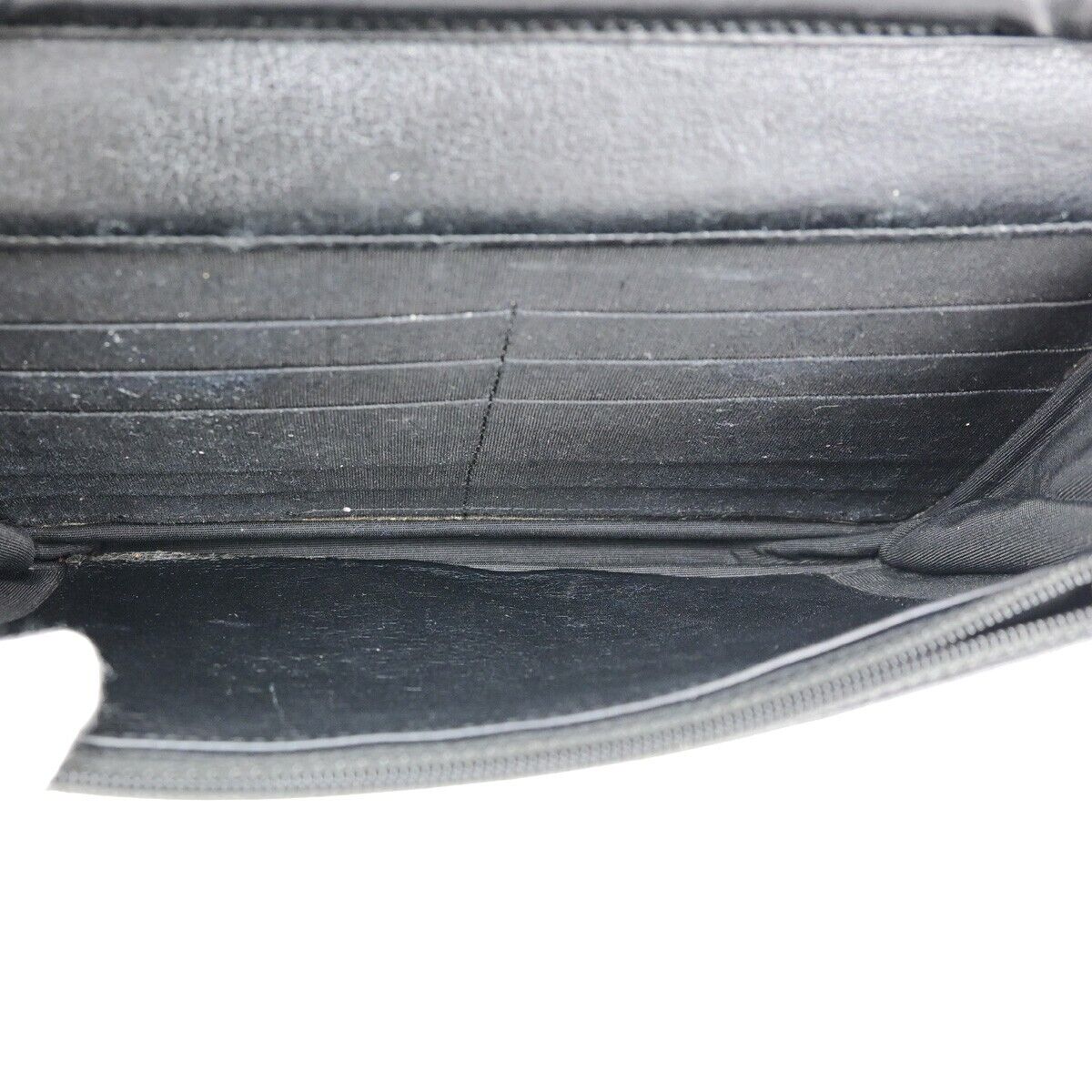 CHANEL CC Logo GST Chain Shoulder Bag Wallet Caviar Skin Leather BK SHW 367RF145