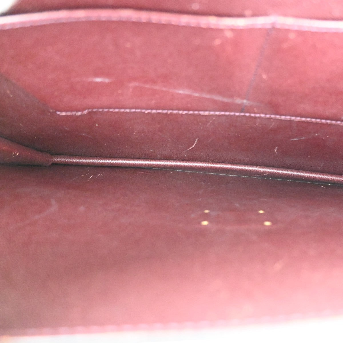 LOUIS VUITTON LV Moskova Briefcase Hand Bag Taiga Leather Purple M30036 67KC395