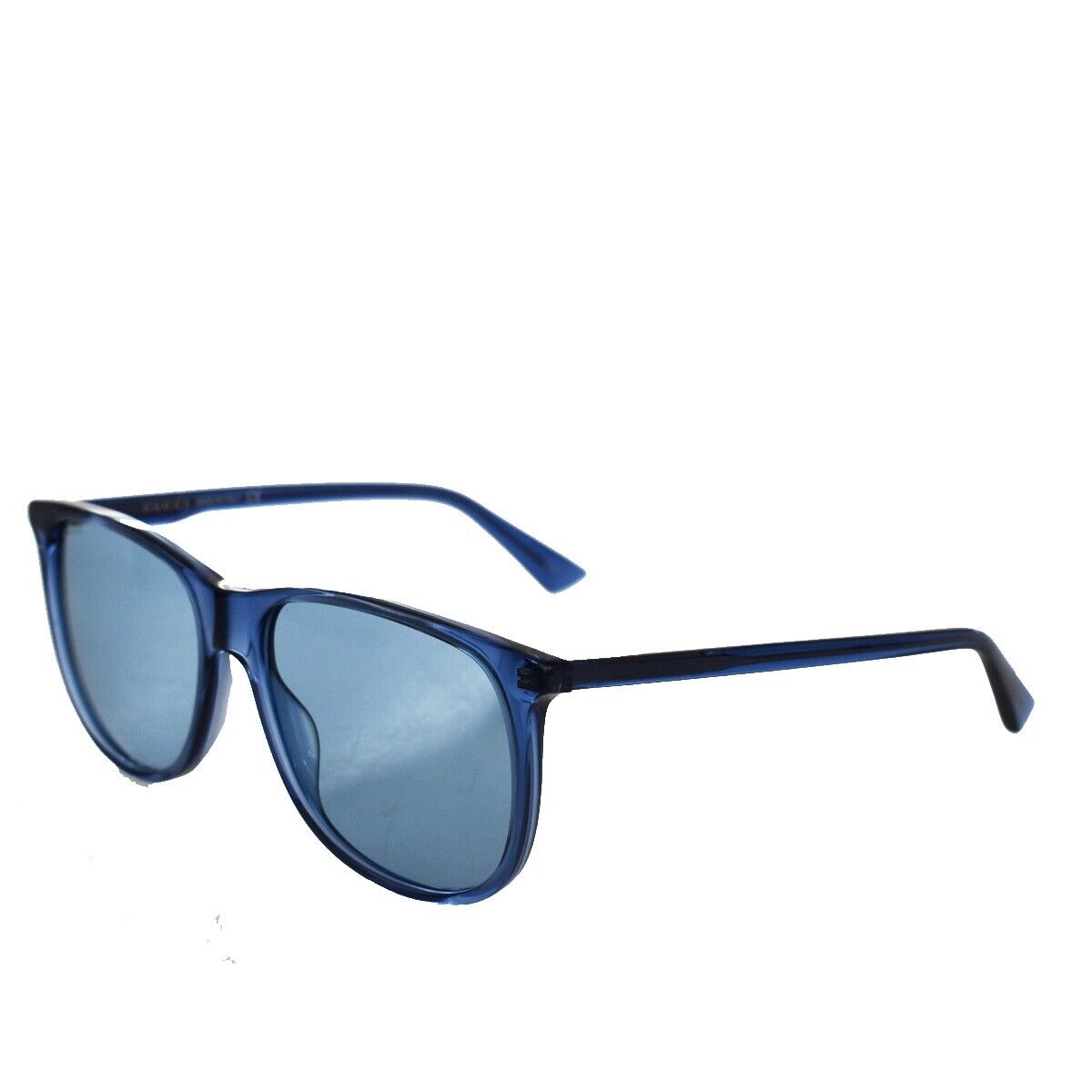 GUCCI Logo Sunglasses Eye Wear Plastic Metal Blue GG0263S 003 Italy 68JH058