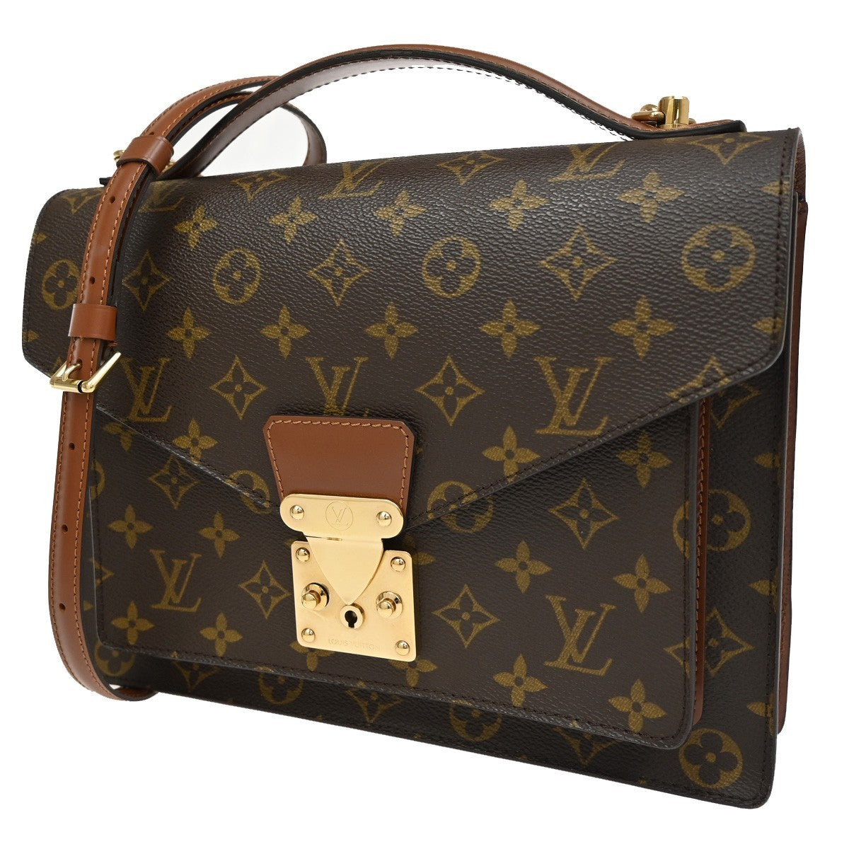LOUIS VUITTON Monceau 28 2Way Shoulder Hand Bag Monogram Leather M51185 58CA263