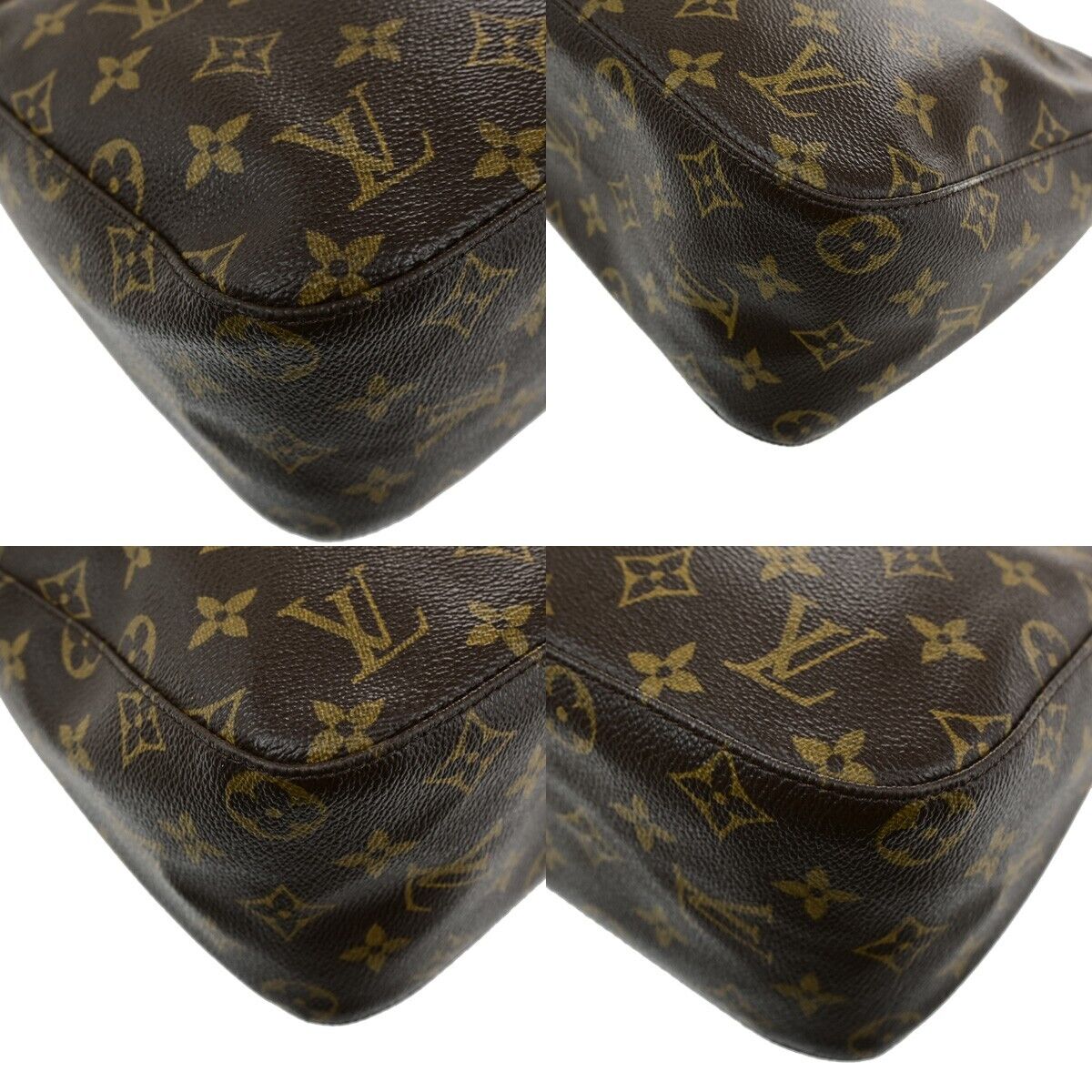 LOUIS VUITTON Looping MM Shoulder Bag Monogram Leather BN France M51146 77ED087