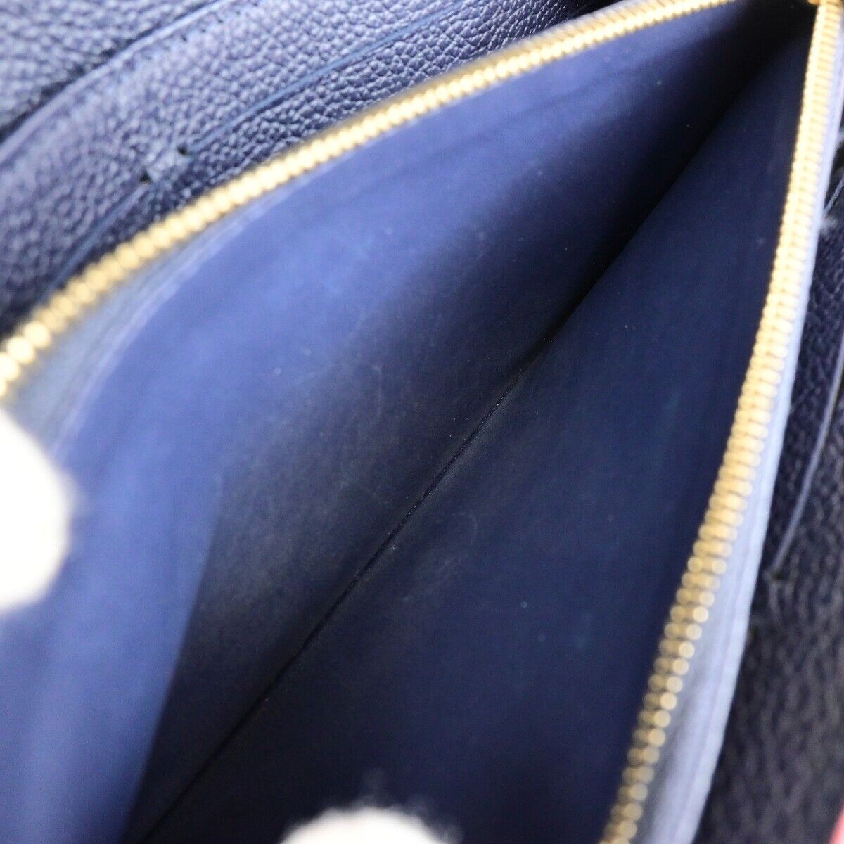 LOUIS VUITTON Portefeuille Sarah Wallet Monogram Empreinte Blue M62125 31EB752