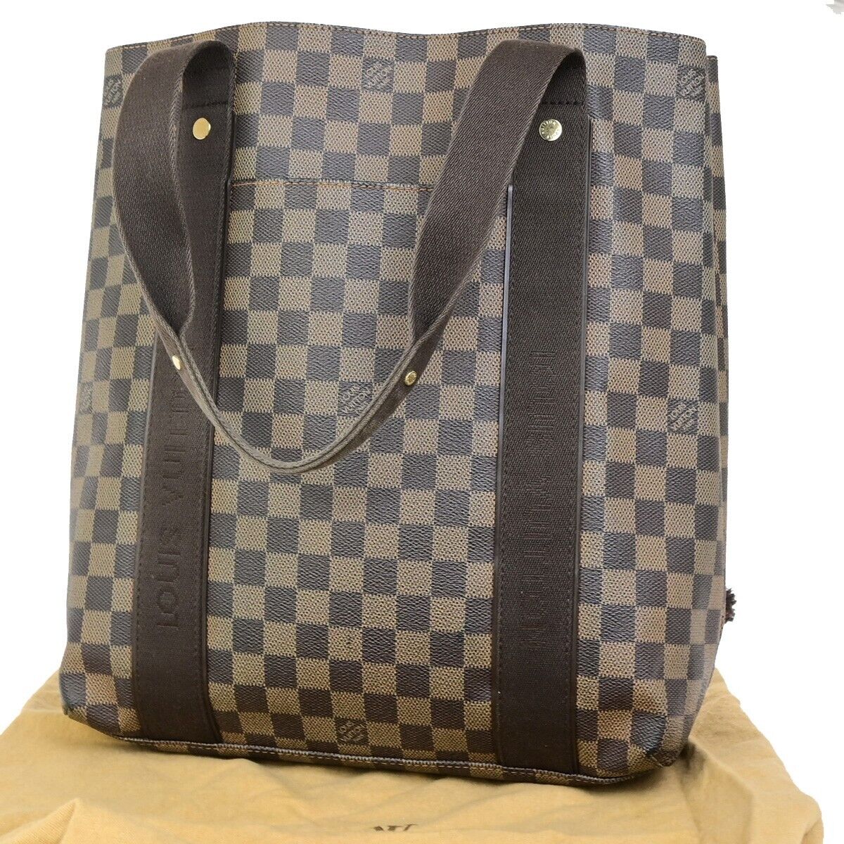 LOUIS VUITTON Cabas Beaubourg Shoulder Bag Damier Ebene Leather N52006 97FB180