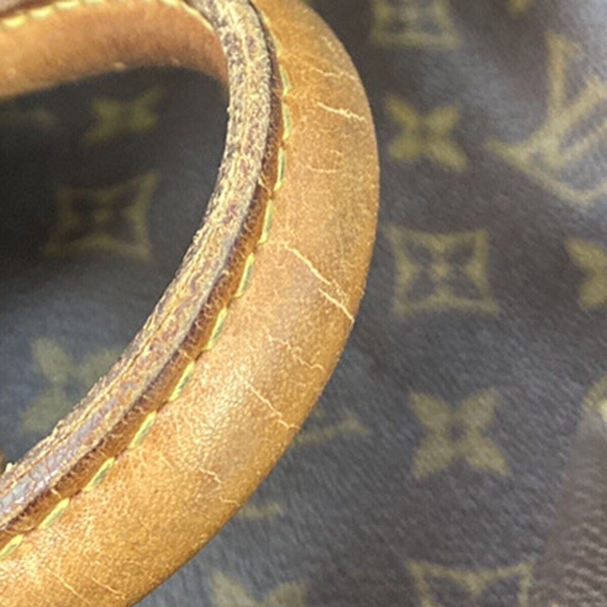 LOUIS VUITTON Speedy 40 Travel Hand Bag Monogram Leather Brown M41522 69ED122