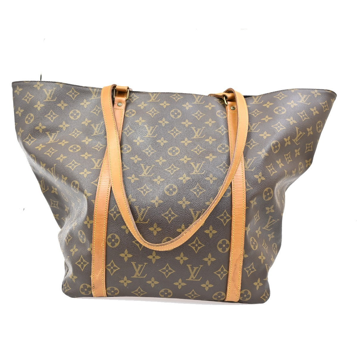 LOUIS VUITTON Sac Shopping GM Shoulder Tote Bag Monogram Leather M51110 32TA016