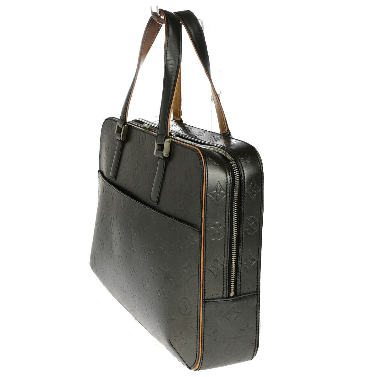 LOUIS VUITTON Malden Hand Tote Bag Monogram Mat Leather Gray M55135 61SJ468