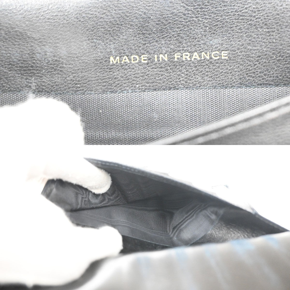 CHANEL CC Bifold Long Wallet  Grained Calfskin Leather BK GHW France 35RL721