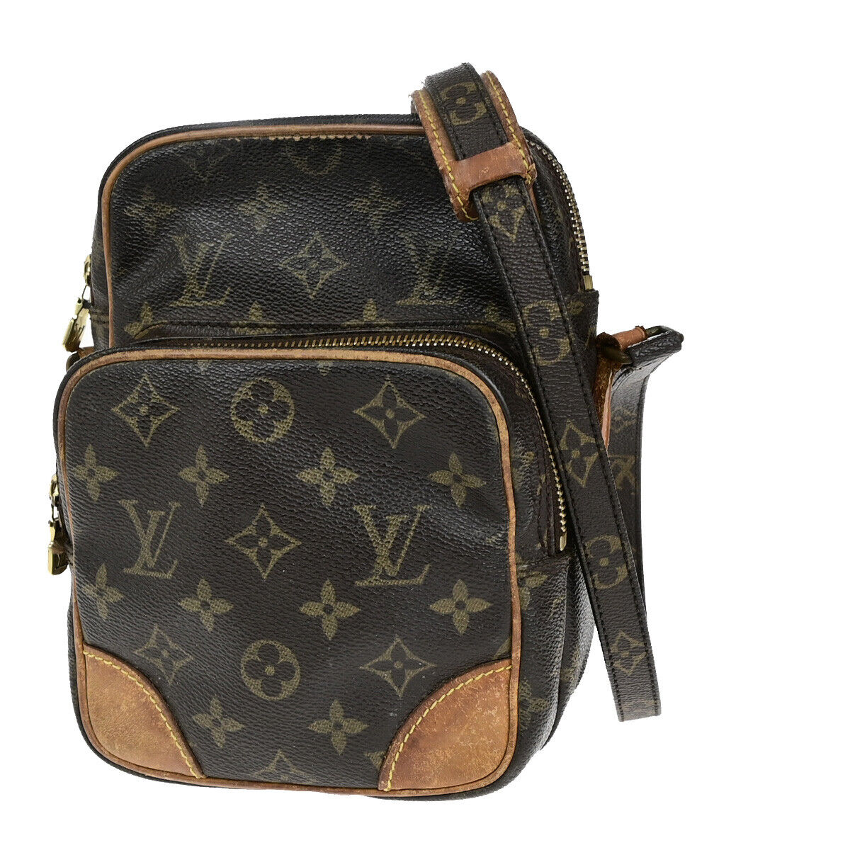 LOUIS VUITTON Amazon Crossbody Shoulder Bag Monogram Leather BN M45236 68YG506
