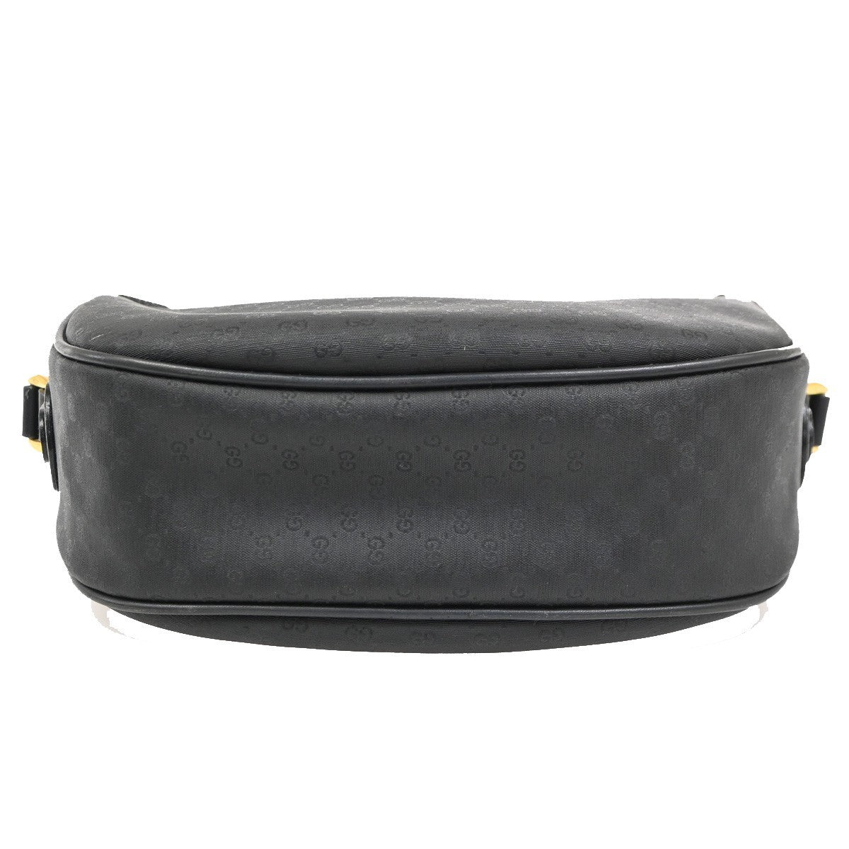Gucci Guccissima GG Sherry Web Crossbody Shoulder Bag PVC Black Italy 09PA140