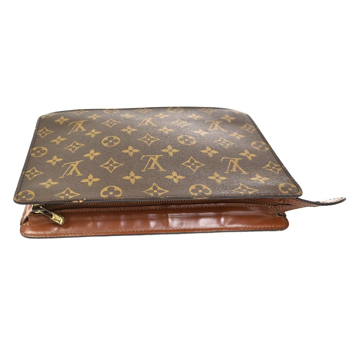 LOUIS VUITTON Pochette Homme Clutch Hand Bag Monogram Leather BN M51795 04CA764