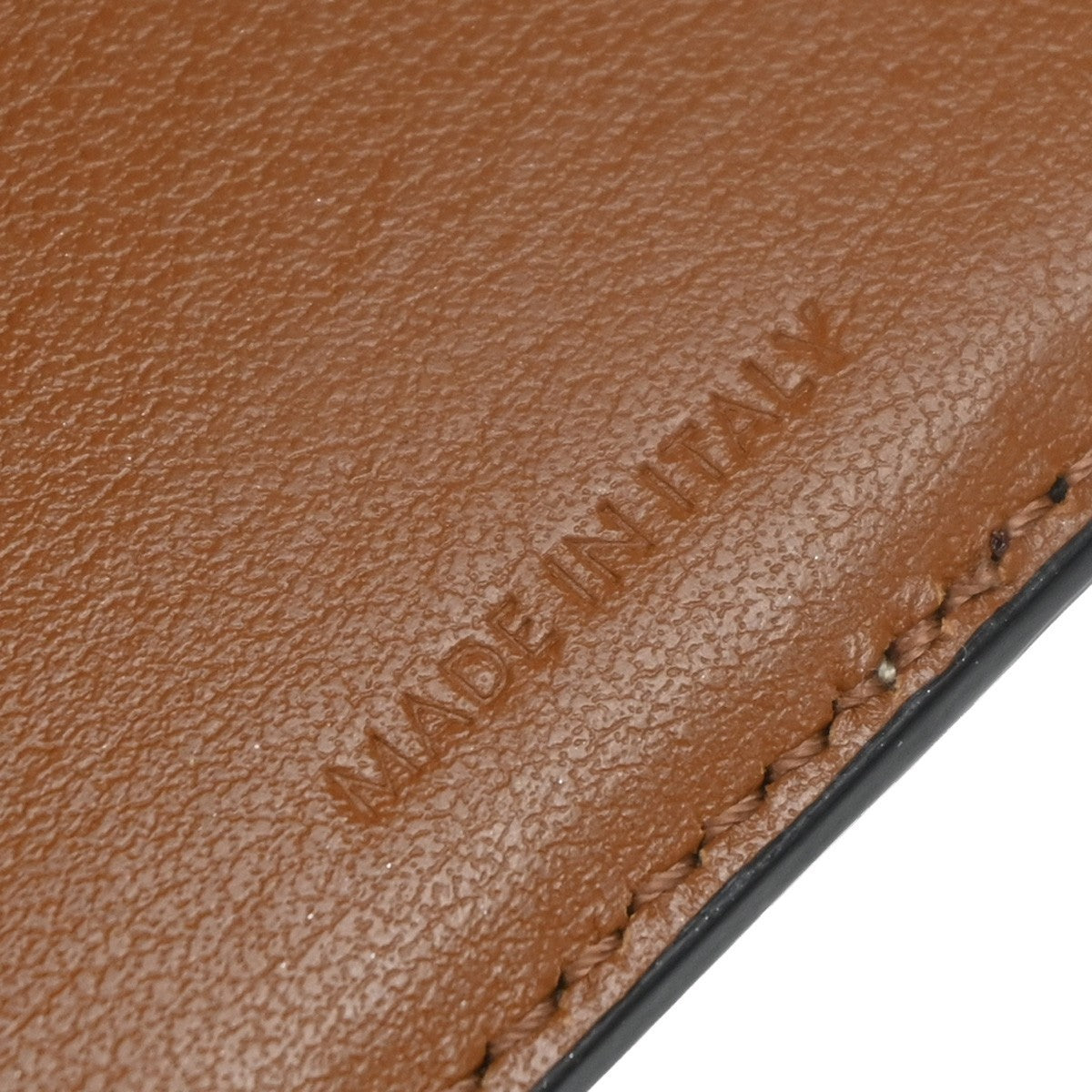CELINE Logo Triomphe Pattern Bifold Wallet PVC Leather Brown Italy 68KP019