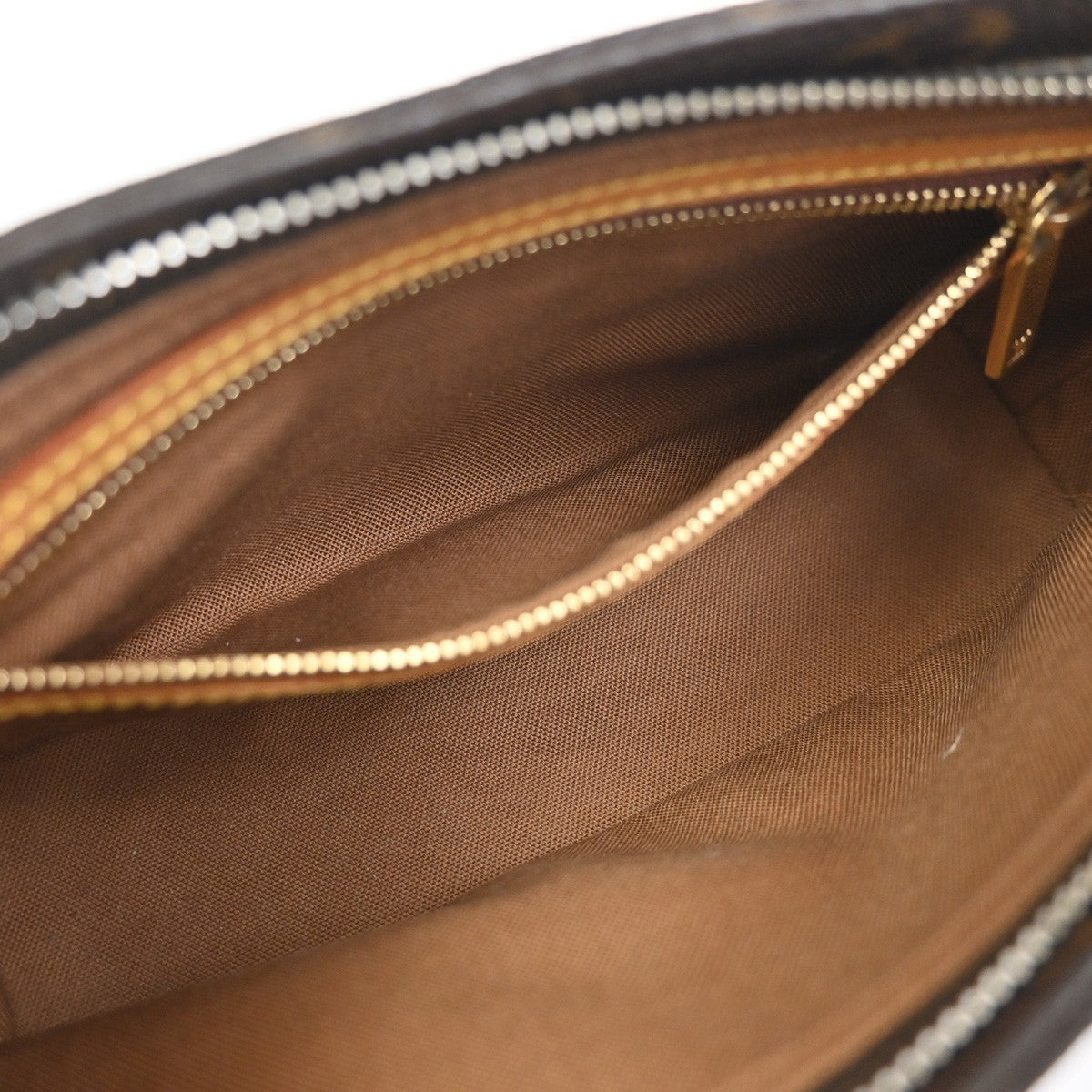 LOUIS VUITTON Logo Trotteur Shoulder Bag Monogram Leather Brown M51240 72YH917