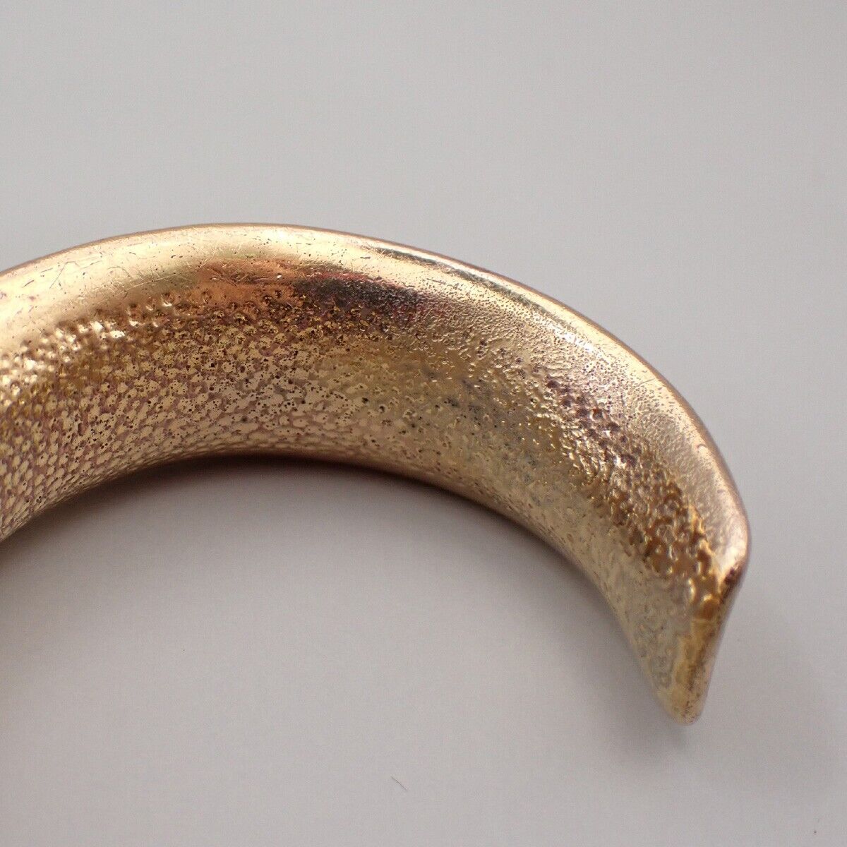 CHANEL CC Logo Bangle Bracelet 95A Gold France Accessory 84EC968