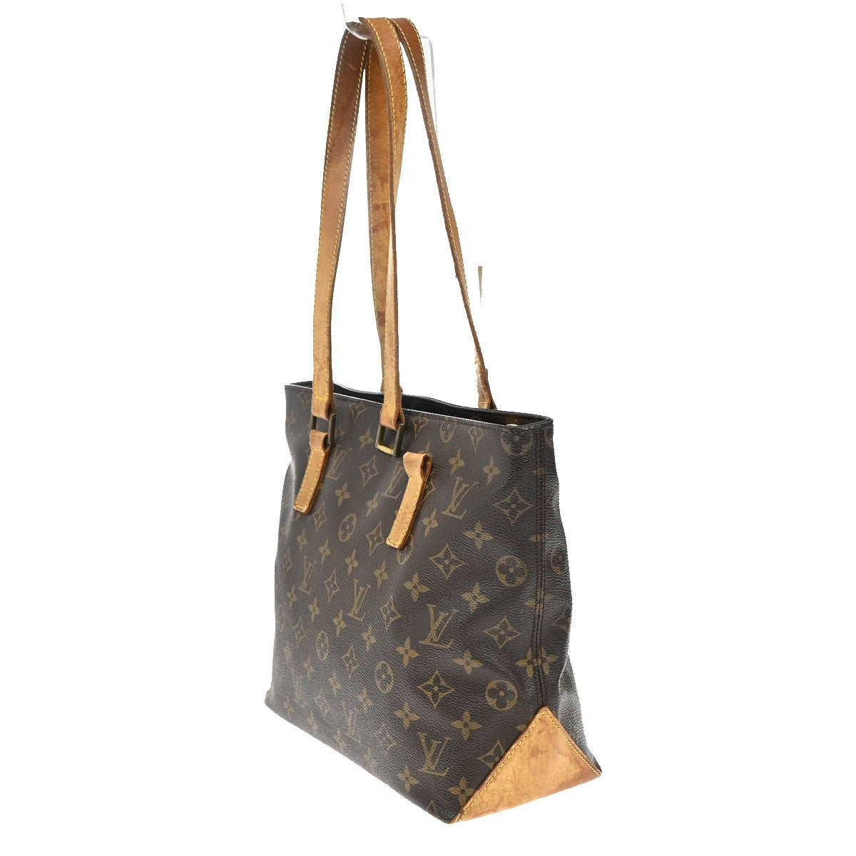 LOUIS VUITTON Cabas Piano Shoulder Bag Monogram Leather Brown M51148 39YH177