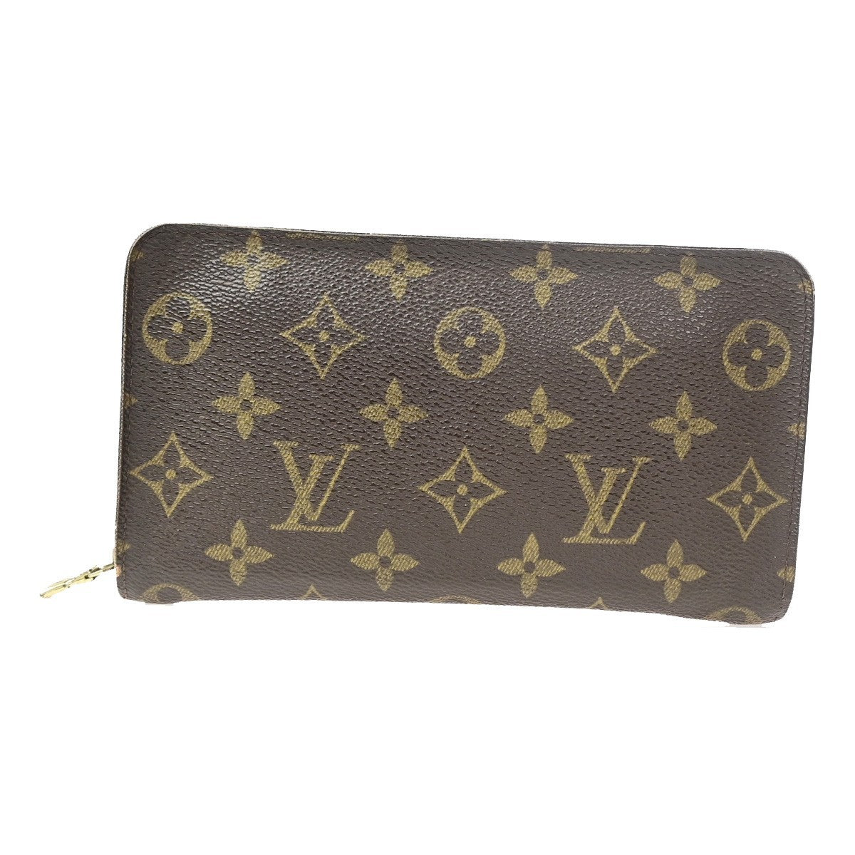 LOUIS VUITTON Porte Monnaie Zip Ling Wallet Monogram Leather BN M61727 62KD120