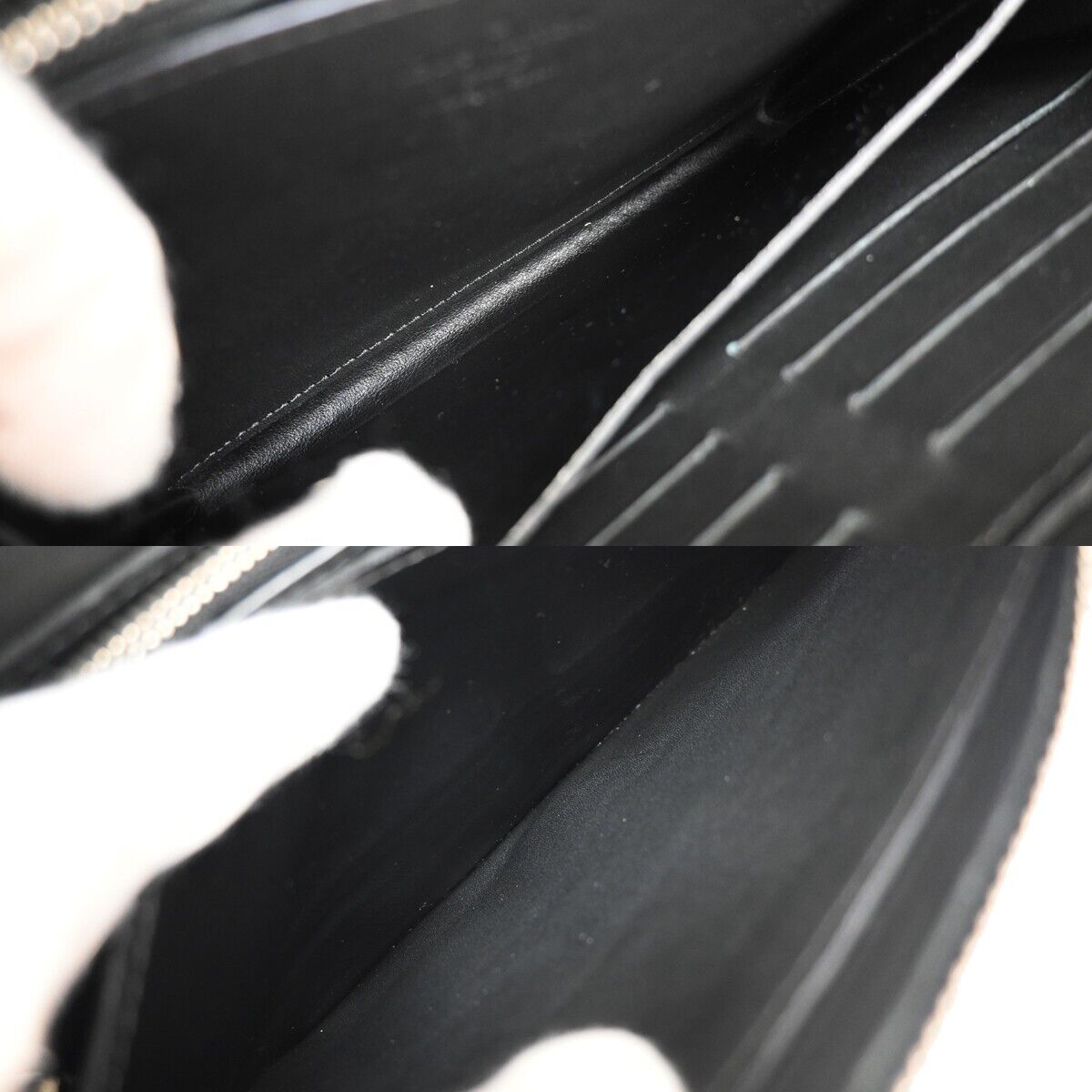 LOUIS VUITTON Zippy XL Long Bifold Wallet Damier Cobalt Leather N41590 14RH322