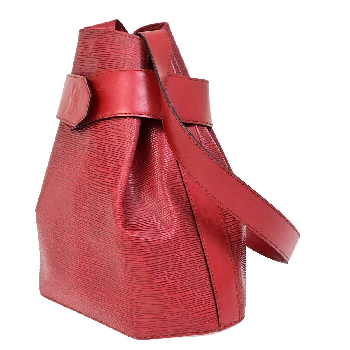 LOUIS VUITTON LV Sac De Paul PM Shoulder Bag Epi Leather Red M80197 37FA628