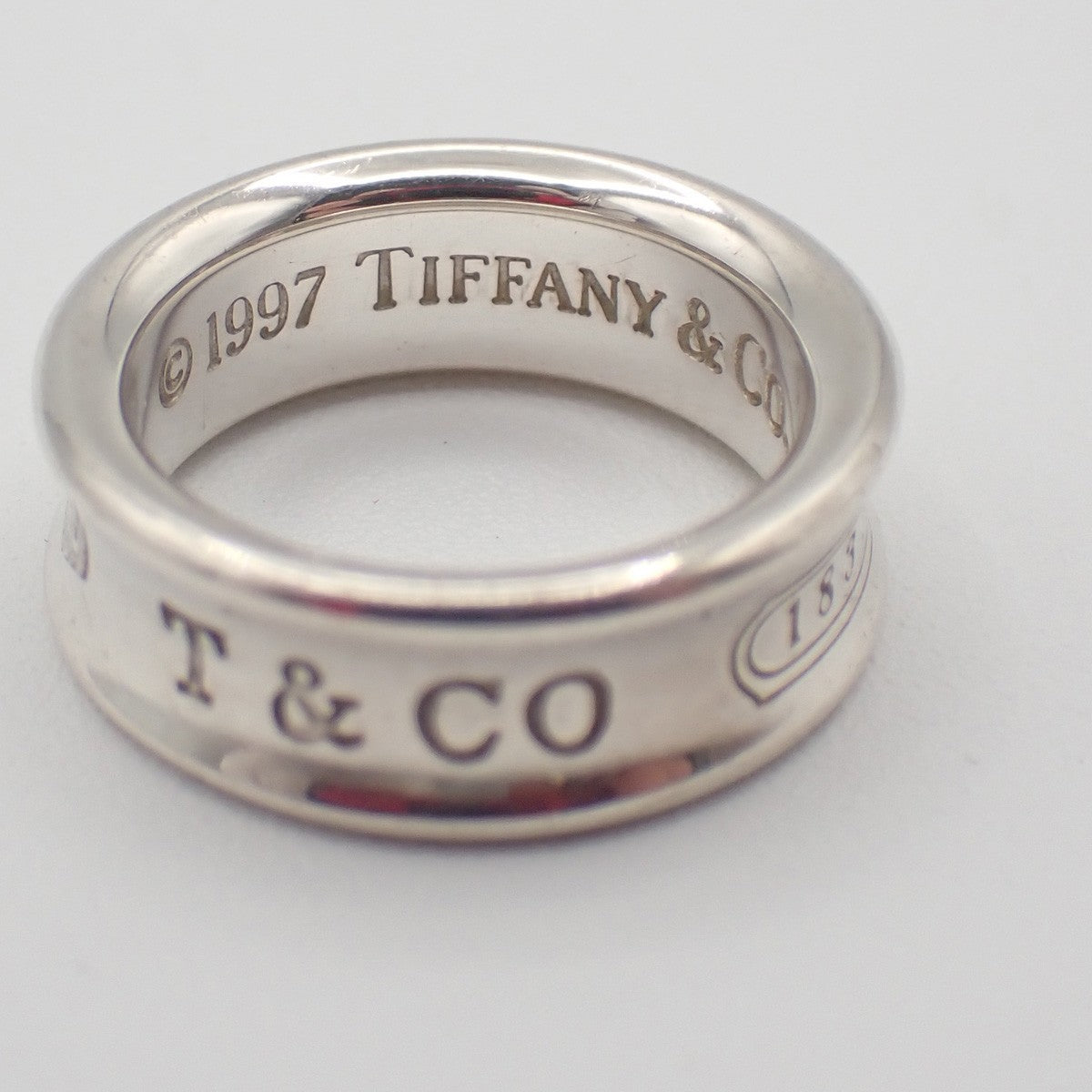 Tiffany & Co. 1837 Narrow Ring Tulip Ring Sterling Silver 925 US 5 JP 9 01KD099