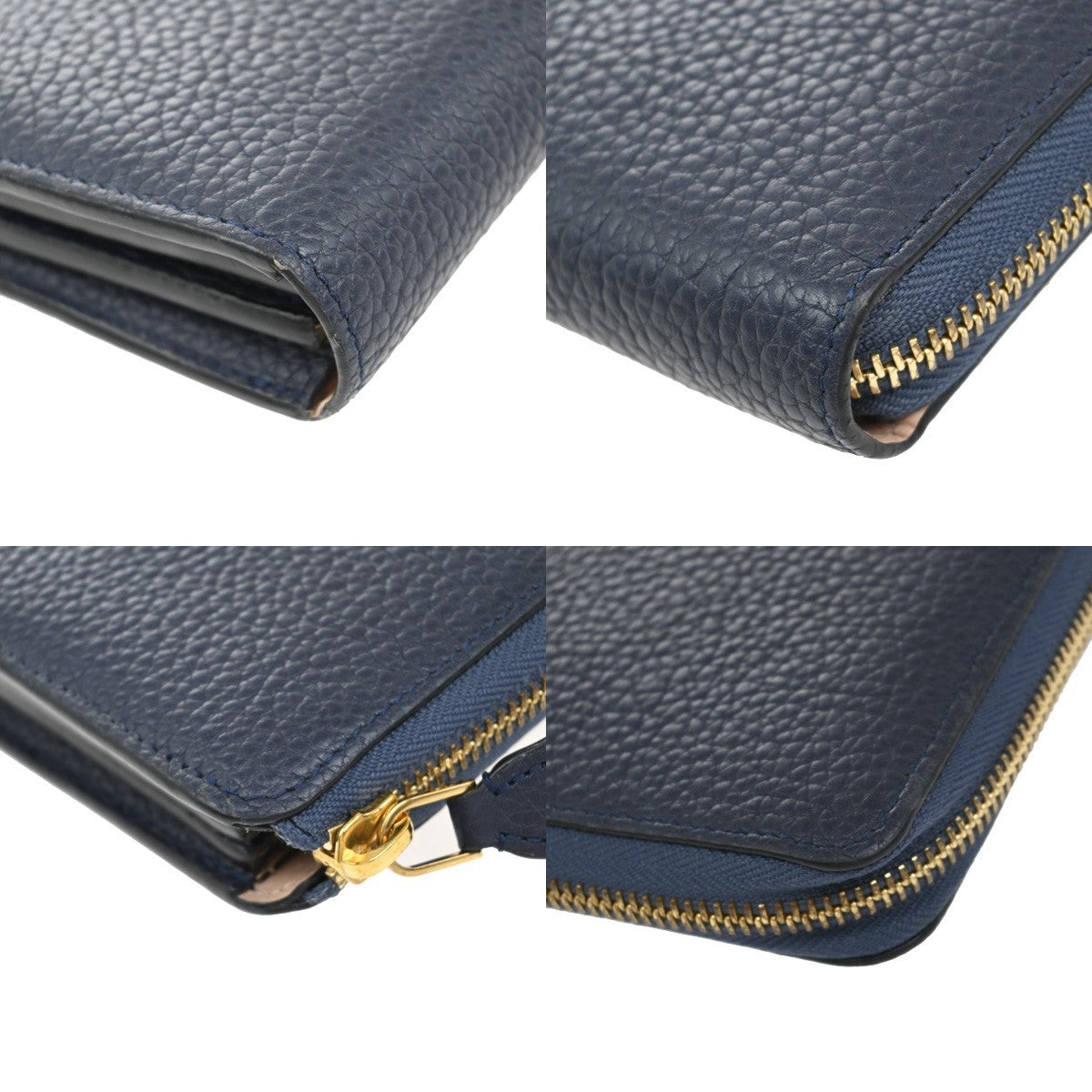 LOUIS VUITTON Portefeuille Comete Long Wallet Leather Blue M68582 39KP086