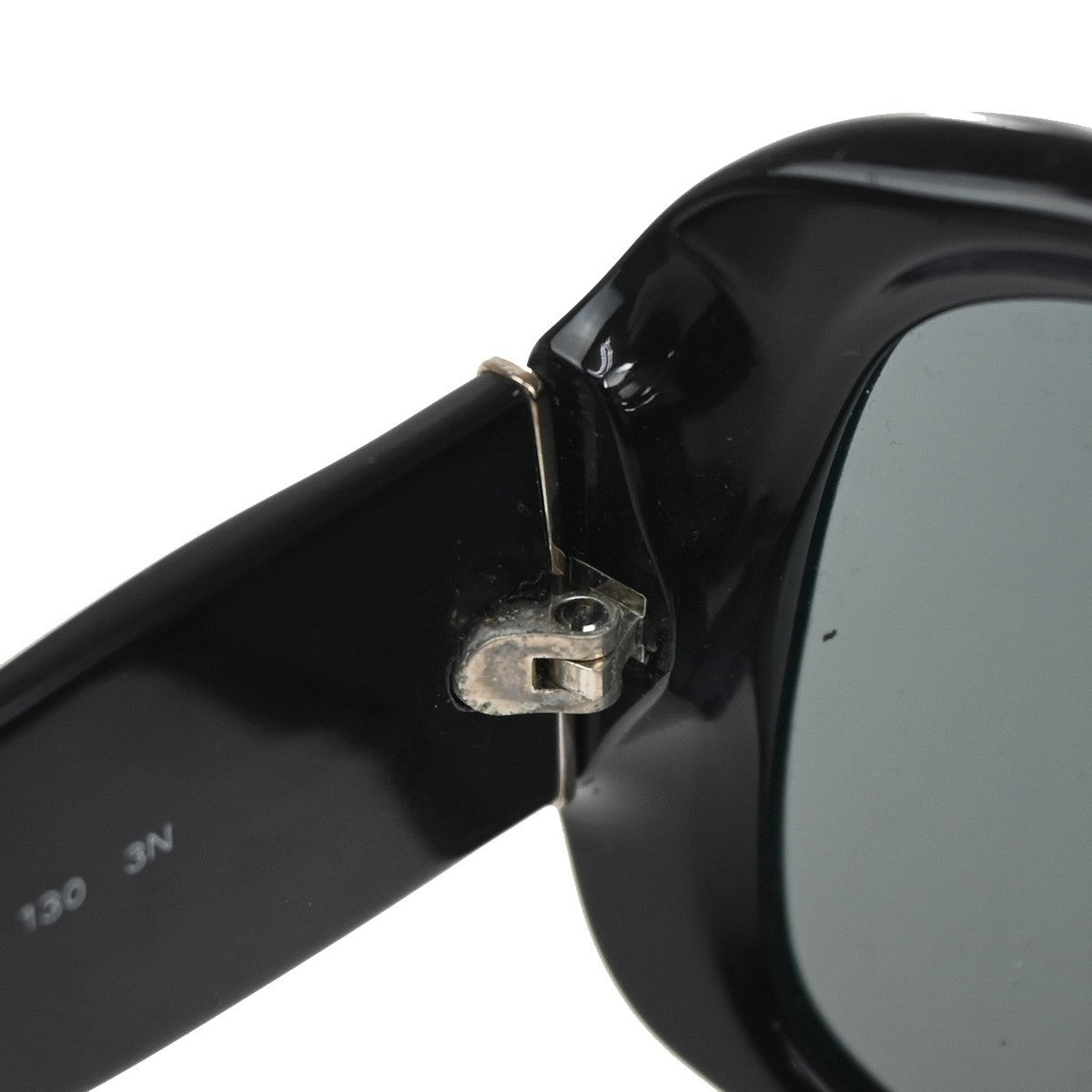 CHANEL CC Logo Sunglasses Eye Wear Rhinestone Plastic Black 5149-B-A  63RL484