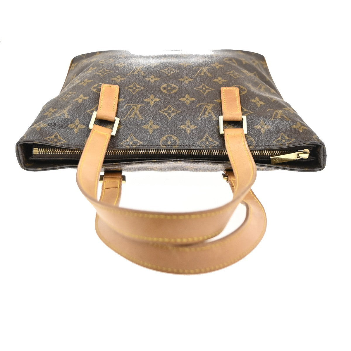 LOUIS VUITTON Cabas Piano Shoulder Bag Monogram Leather Brown M51148 16MA249
