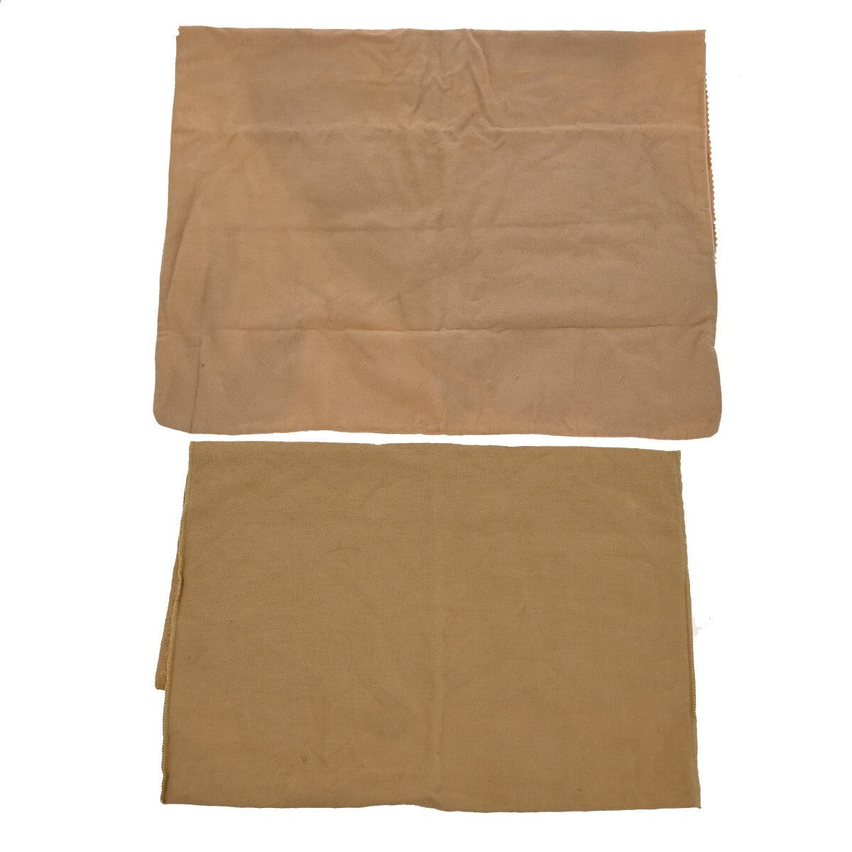 LOUIS VUITTON Logo 10 Set Dust Bag Drawstring Canvas Cotton Beige Brown 09FB552