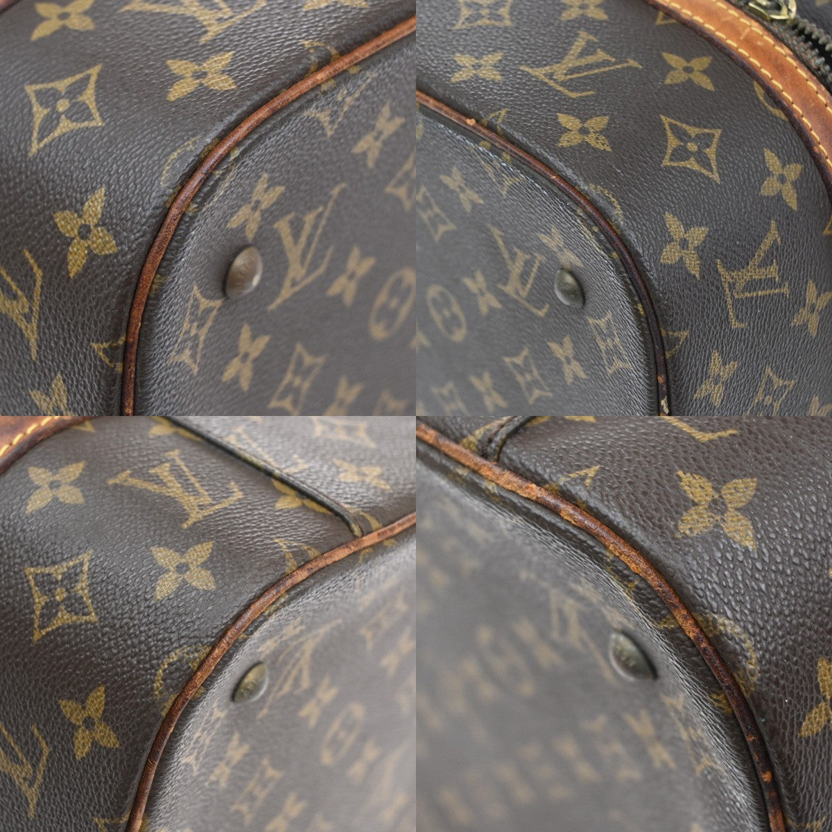 LOUIS VUITTON Sac Sport Hand Bag Monogram Leather Brown France M41444 66CB016