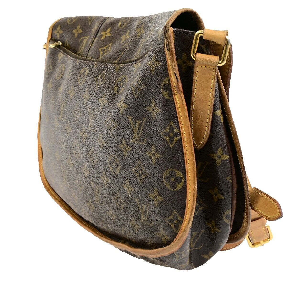 LOUIS VUITTON Menilmontant MM Shoulder Bag Monogram Leather BN M40473 31FB346
