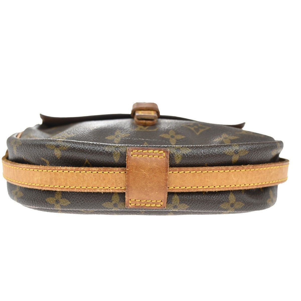 LOUIS VUITTON Jeune Fille PM Shoulder Bag Monogram Leather Brown M51227 30CA293