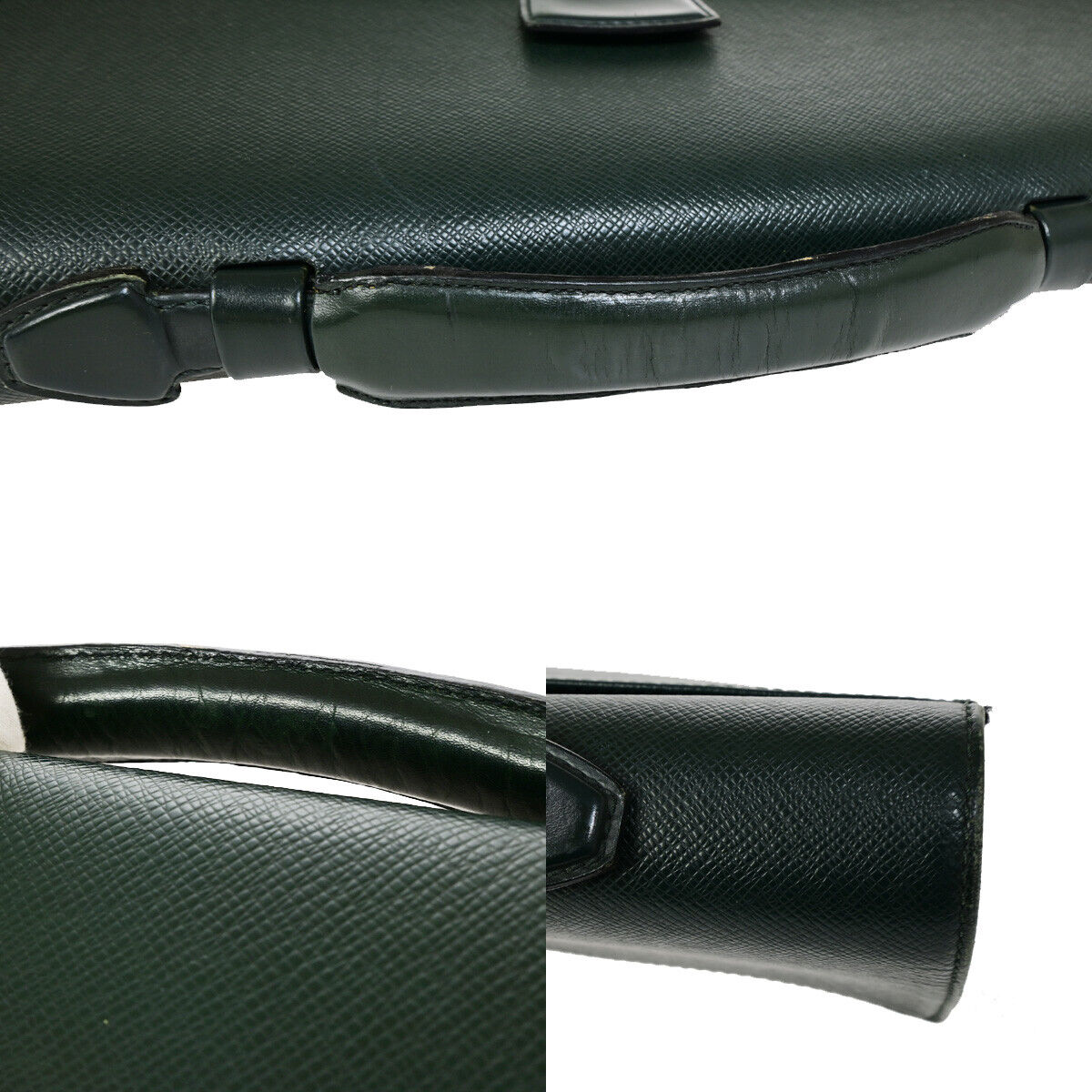 LOUIS VUITTON Serviette Kourad Briefcase Hand Bag Taiga Leather M30074 04YF148