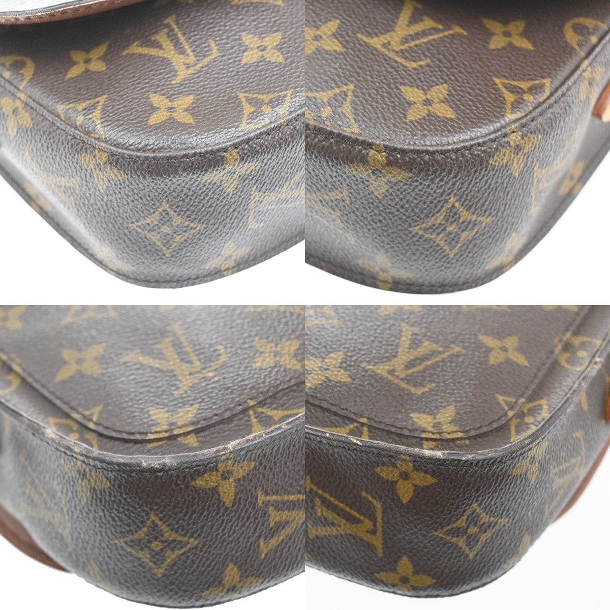 LOUIS VUITTON Mini Saint Cloud Shoulder Bag Monogram Leather BN M51244 32MA505
