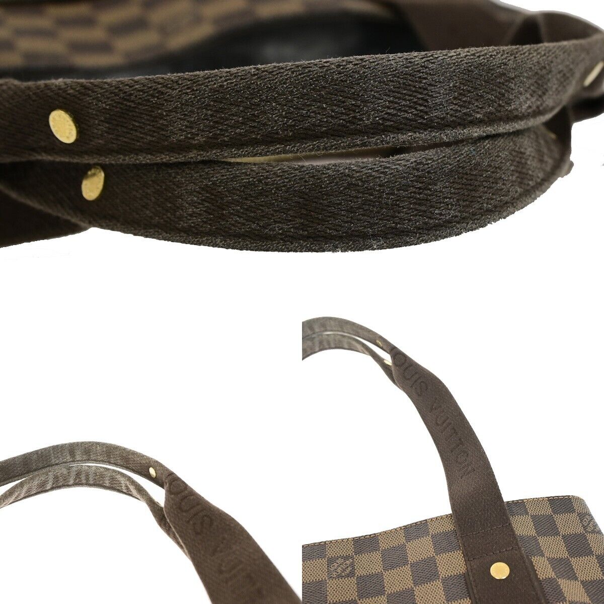 LOUIS VUITTON Cabas Beaubourg Shoulder Bag Damier Ebene Leather N52006 97FB180