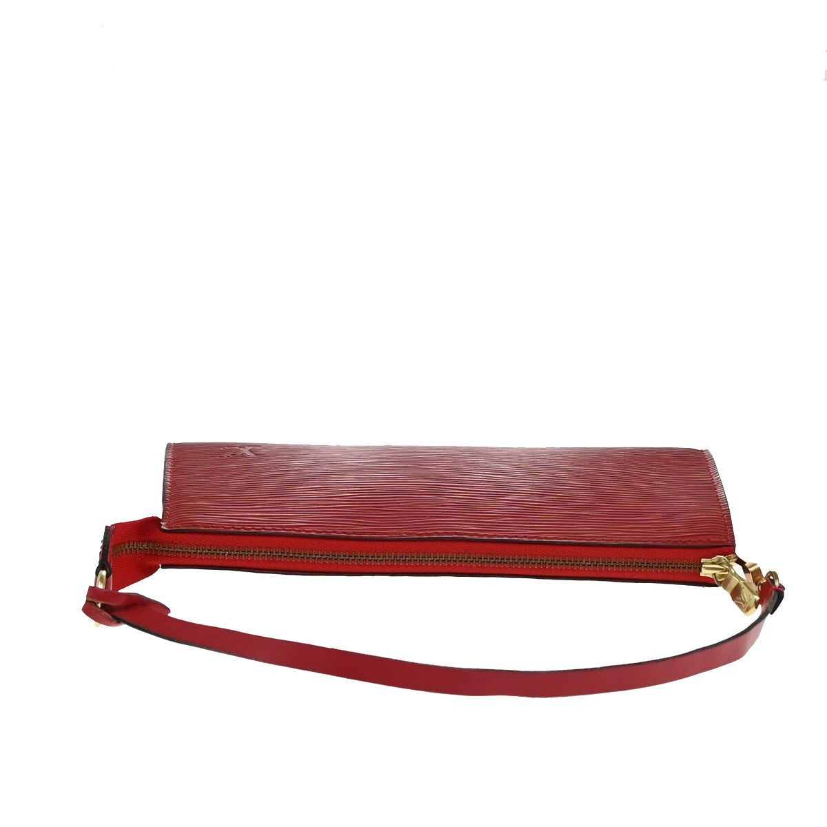 LOUIS VUITTON LV Pochette Accessoires Hand Bag Epi Leather Red M52947 85RL096