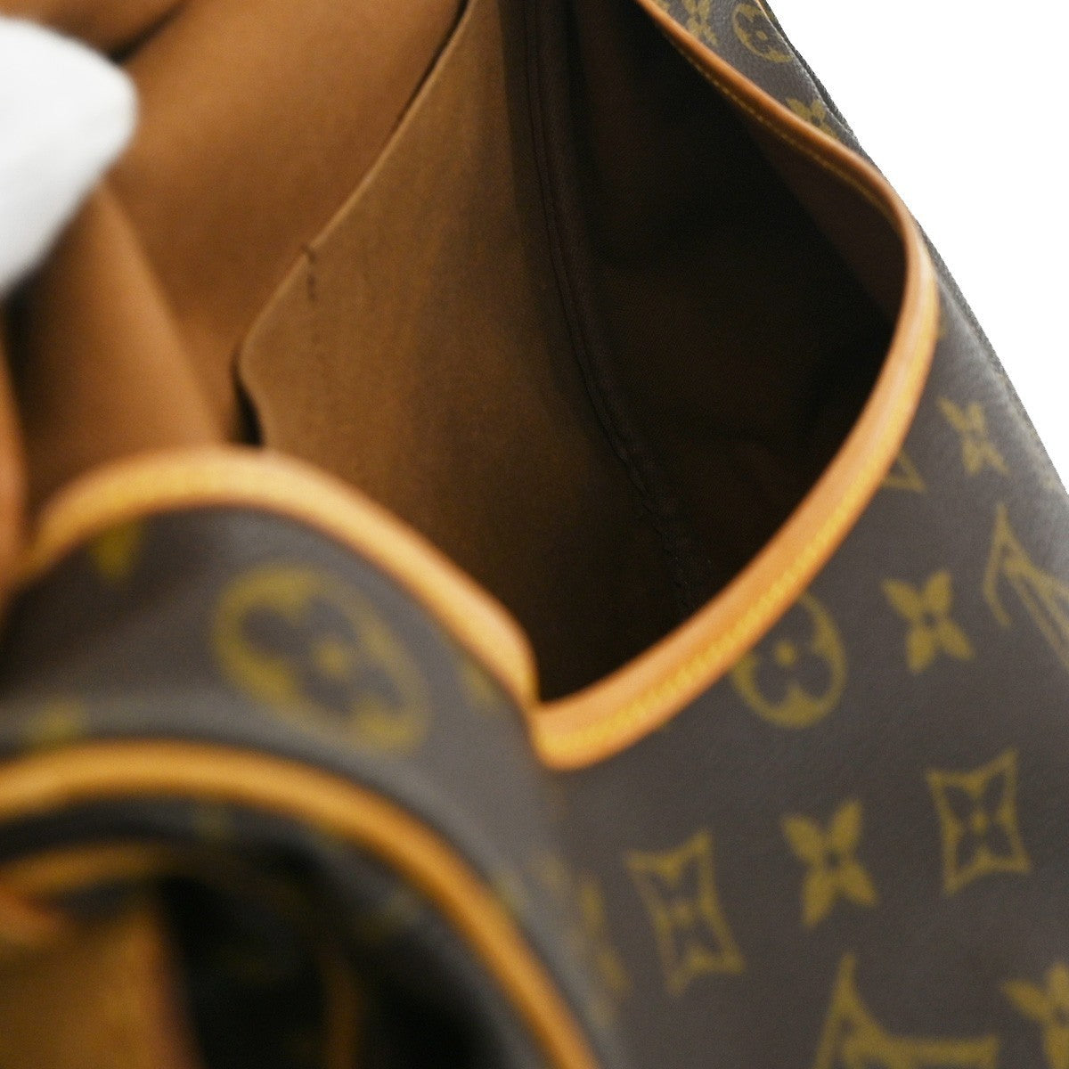 LOUIS VUITTON Saumur 35 Shoulder Bag Monogram Leather BN France M42254 31CA426